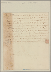Letter to Mrs. [Elias] Boudinot, Baskinridge [N. J.]