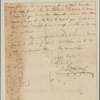 Letter to Mrs. [Elias] Boudinot, Baskinridge [N. J.]