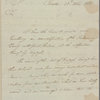 Letter to Gov. [George] Clinton