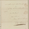 Letter to Gov. [George] Clinton