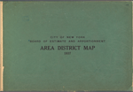 City of New York. Board of Estimate and Apportionment. Area District Map. 1937.