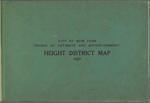 City of New York. Board of Estimate and Apportionment. Height District Map. 1937