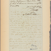 Letter to Dr. [Gurdon] Buck