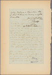 Letter to Dr. [Gurdon] Buck