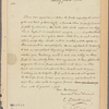 Letter to Governor George Clinton, New York, --favored by Mr. [John] Leake--