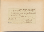 Letter to Richard Varick [New York]