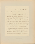 Letter to Henry R[owe] Schoolcraft [Washington, D. C.?]