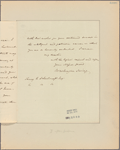 Letter to Henry R[owe] Schoolcraft [Washington, D. C.?]