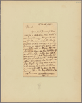 Letter to Colonel Daniel Parke Custis at Batchellors Hall [Va.]