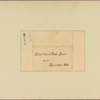 Letter to Colonel Daniel Parke Custis at Batchellors Hall [Va.]