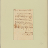 Letter to George Washington [Mount Vernon, Va.]