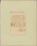 Letter to George Washington [Mount Vernon, Va.]