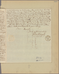 Letter to [Horatio] Gates, Traveller's Rest [Berkely Co., Va.]