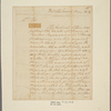 Letter to Gen. [Henry] Knox Pluckemin, N. J.?