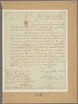 Letter to Col. [John] Neilson, Elizabethtown [N. J.]