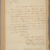 Letter to Col. [Goose] Van Schaick