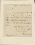 Letter to [George] Washington [Mount Vernon, Va.]