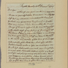 Letter to George Washington, Philadelphia [Mount Vernon, Va.]