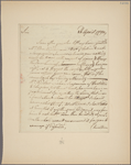 Letter to Col. Oliver Towles, Spotsylvania