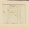 Letter to Col. Oliver Towles, Spotsylvania