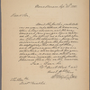 Letter to Doctor [Benjamin] Franklin [Philadelphia]