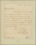 Letter to Elisha Boudinot, Newark [N. J.]