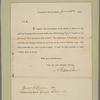 Letter to James M. Lingan