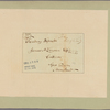 Letter to James M. Lingan