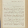 Letter to James Madison [Montpelier?]