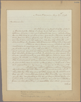 Letter to James Madison [Montpelier?]