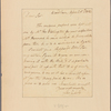 Letter to Bushrod Washington, Mount Vernon