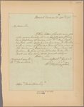 Letter to Alexander Hamilton, New York
