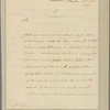 Letter to [Horatio] Gates, New York
