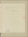 Letter to [Horatio] Gates, New York