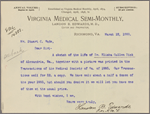 Letter to Mr. Causten, Baltimore