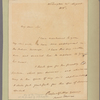 Letter to Thomas L[orraine] McKenney, Georgetown