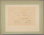 Letter to Thomas L[orraine] McKenney, Georgetown