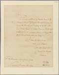 Letter to [Horatio] Gates, Rose Hill [N. Y.]