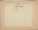 Letter to George Clinton, Governor of New York