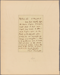 Letter to -- --