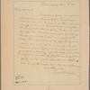 Letter to [Lawrence Lewis?]