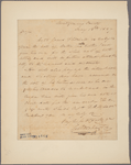 Letter to -- --