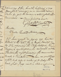 Letter to Charles Fenton Mercer, House of Representatives, Washington [D. C.]