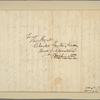 Letter to Charles Fenton Mercer, House of Representatives, Washington [D. C.]