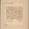 Letter to The Proprietor Thomas Penn.
