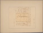Letter to The Proprietor Thomas Penn.