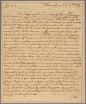 Letter to Gov. [Horatio] Sharpe [Annapolis, Md.]
