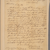 Letter to [Horatio Gates, Traveller's Rest, Berkeley Co., Va.]