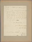 Letter to Samuel Bryan, Philadelphia