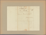 Letter to Samuel Bryan, Philadelphia